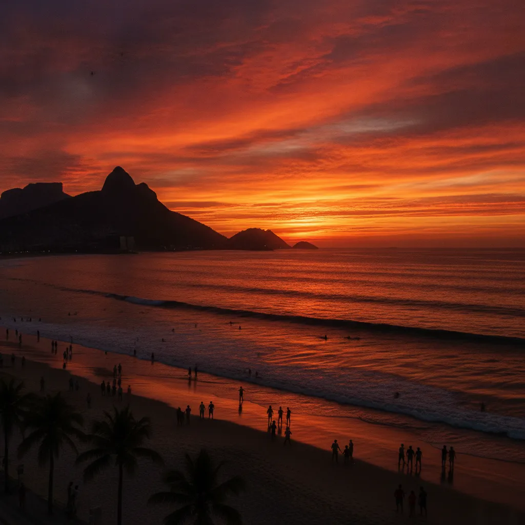Praia deserta de águas claras no litoral nordestino
